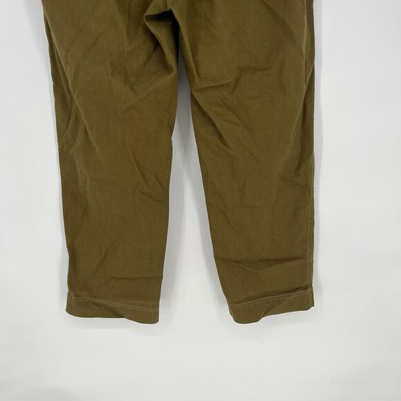 Old Navy High Rise Straight Leg Utility Pants Olive Green Women's 12 - Picture 8 of 9
